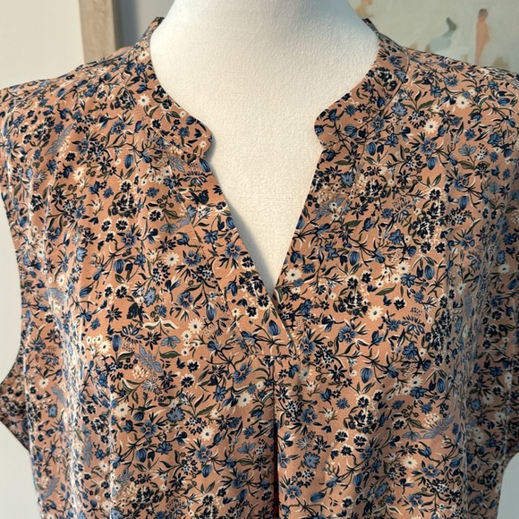 NWOT pink floral tank size XXL - Picture 2 of 7